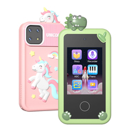 Teléfono inteligente para niños con 2,8 pulgadas Mini Cute Kids Toy Mobile Smart Cell Phone Smartphone con música de cámara