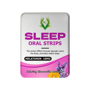 Nuevas Tiras Orales para Dormir, Calmantes, con Manzanilla y Lavanda, con L-Teanina, Mejoran la Calidad del Sueño - Product Image 1