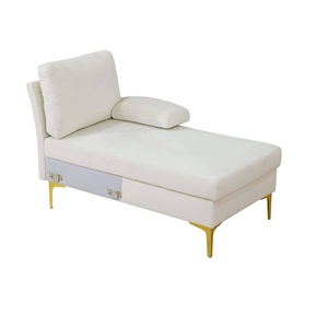 Creamy-White 4-<b>Seat</b> U-Shaped Modular Sectional Sofa Extendable Boucle Living Room Furniture with <b>Corner</b> Feature for Home Use - Product Image 4