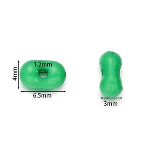 Acrylic Peanut <b>Beads</b> 6mm Rectangular Loose <b>Beads</b> For Jewelry Making DIY Accessories Colorful Perforated <b>Beads</b> Wholesale - Product Image 4