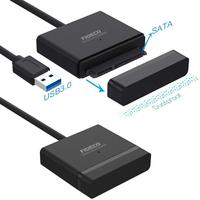 FIDECO-cable adaptador de plástico sata a usb 3,0, conector convertidor de 22 pines sata para disco duro 2,5 3,5, sata ssd