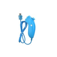 Fernbedienungs-Controller Nunchuck Gamepad für Nintendo Wii mit Silikonhülle