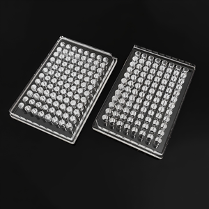 Kaca kuarsa UV Microplate <span class=keywords><strong>96</strong></span>-<span class=keywords><strong>Well</strong></span> Quartz <span class=keywords><strong>ELISA</strong></span> <span class=keywords><strong>Plate</strong></span> untuk reaksi bioenzim & Budaya bakteri (dapat disesuaikan) - Product Image 2