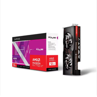 Nouvelle carte graphique Sapphire PULSE Radeon RX 7700 XT 12 Go OC Gaming avec refroidissement par ventilateur pour ordinateur de bureau (MXM) PCI Express 4.0 16X 5NS 2580 MHz Core