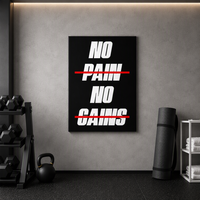 Ensemble d'art mural sur toile avec citations inspirantes, affiches avec dictons amusants, décoration de salle de sport, fond noir, impression inspirante pour la maison, le bureau ou la man cave