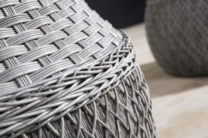 العرف الحديثة الفاخرة في الهواء الطلق الخوص في الهواء الطلق 4 قطع رخيصة في الهواء الطلق من خوص من ألياف الخيزران قطعة رخيصة الثمن في الهواء الطلق - Product Image 4