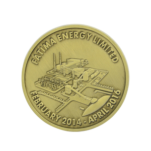 مباشرة بيع التنغستن عملة ذهبية تصميم مخصص تذكارية التنين حظا سعيدا عملات - Product Image 3