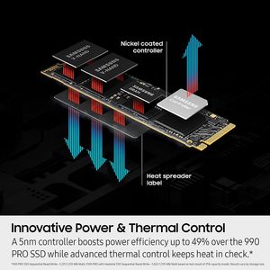 لأجهزة samsun 9100Pro <span class=keywords><strong>M</strong></span>.<span class=keywords><strong>2</strong></span> PCIe5.0X4 1TB2TB4TB NVMe محرك أقراص داخلي متين لجهاز كمبيوتر محمول صغير أصلي - Product Image 3