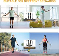 Corde à sauter sans fil de haute qualité corde à sauter numérique cordes à sauter sans fil réglables pour le fitness enfants adultes