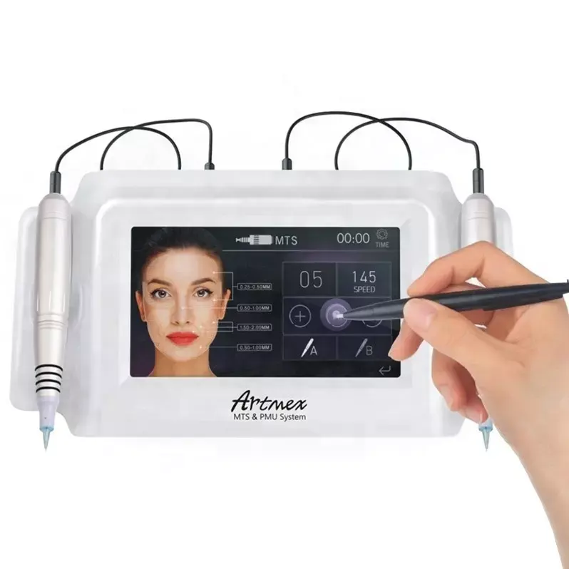 Kit eléctrico de maquillaje permanente, máquina para tatuaje de cejas