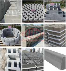 HF 220V Qtj4-40 <strong>Manual</strong> Cement <strong>5</strong> Inch Hollow <strong>Block</strong> Making <strong>Machine</strong> for Construction Porous Brick Making - Product Image 4