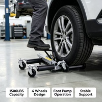 Chariot à roues hydrauliques universel 4 roues, nouveau design 2020, chariot mobile pour pneus de voiture pour l'entretien automobile