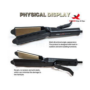 Fer à lisser et à boucler multifonction 2-en-1 en céramique, manuel et électrique, avec fonction vapeur et pince, pour un lissage parfait – Prix bas pour achats groupés - Product Image 3