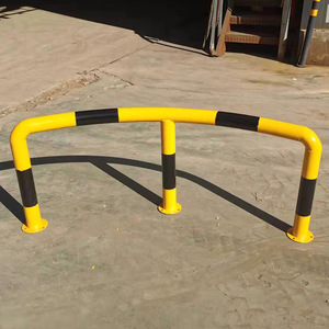 Barandilla Curva de Acero Baikal, Barandilla Anticolisión Reforzada, Barrera Anticolisión para Gasolineras - Product Image 2