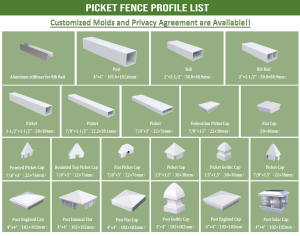 Panneaux de clôture en vinyle plastique Fentech, anti-UV, blanc, PVC - Product Image 5