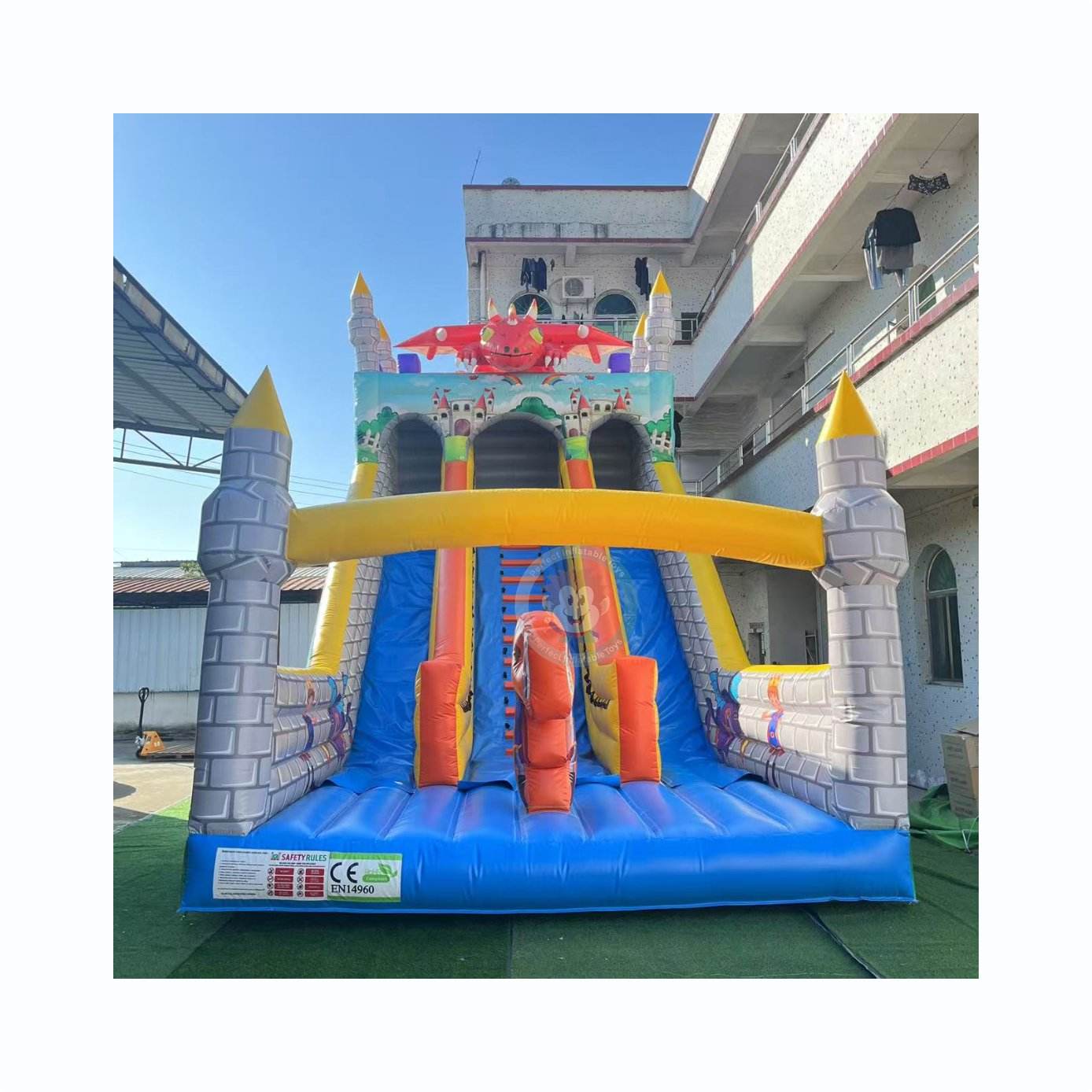 Inflatable Water Blob Jumping Pillow PVC, 5-10 Users