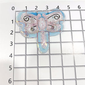 Décorations pour chaussures de basketball Air 3D Star Bow personnalisées en TPU, <span class=keywords><strong>paillettes</strong></span> et perles acryliques, antidérapantes et scintillantes - Product Image 1