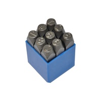 Tampon en métal DIY 9PCS 10mm Number Steel Stamp Die Punch Jewelry Stamp Set Digital Punch