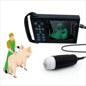 Escáner de máquina de ultrasonido mecánico inalámbrico portátil de mano veterinario para Animal perro vaca veterinario