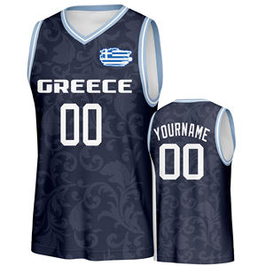 26 Nuevas Camisetas de Baloncesto con Cuello en V, 100% Poliéster, Azul, Transpirables, con Transferencia de Calor, Estilo <span class=keywords><strong>Bandera</strong></span> de Haití, Tallas Grandes, Secado Rápido, Unisex, para Adultos - Product Image 5