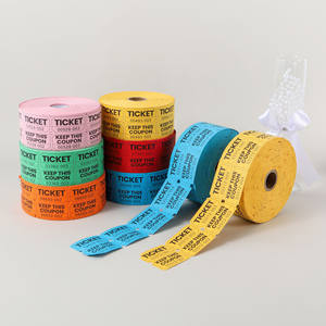 Machine à loterie pour célébrations, billets de loterie en papier pour cartes de visite, lettres imprimées colorées, étiquettes en papier à double adhésif, jeu d'événement - Product Image 1