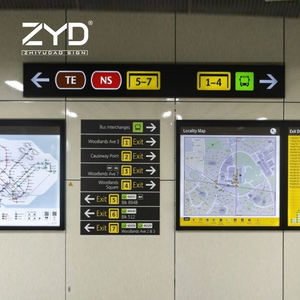 Señalización <span class=keywords><strong>de</strong></span> Aluminio Resistente para Paradas <span class=keywords><strong>de</strong></span> Autobús y Sistemas <span class=keywords><strong>de</strong></span> Metro Subterráneo, Señalización <span class=keywords><strong>de</strong></span> Orientación con Estándares Internacionales - Product Image 6