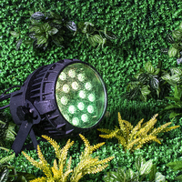 SHEHDS IP65 Par LED RGBWA UV 6en1 Zoom Wash 18*18W Luz DJ Impermeable para Eventos al Aire Libre