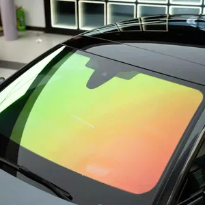 FilmFan Bleu PET Film de Confidentialité pour Vitres de Voiture Professionnel/Luxe Prix Usine Autocollants Garantie 5 Ans pour Pare-Brise Avant - Product Image 4