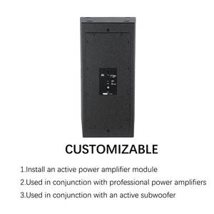 Altavoz Activo Estéreo de Rango Completo de 10 Pulgadas y <span class=keywords><strong>Tres</strong></span> Vías, Carcasa Metálica, Salida Potente de 1200W, Fuente de Sonido Portátil, 3 Años de Garantía - Product Image 4