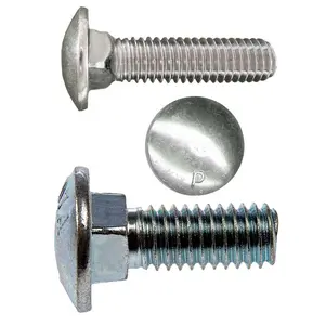 Fasteners Manufacturers stainless Steel Grade 4.8/ 8.8/ 10.9/ 12.9 black yellow ZINC SCREW T carriage flange hex bolt