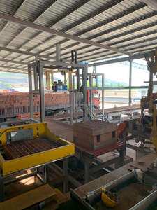 BRICKMAC Fully Automatic Clay Brick Robot Gripper Palletizer Vertical <b>Putting</b> Heavy Load Ceramic Tile Floor NJBM Stacking <b>Machin</b> - Product Image 1