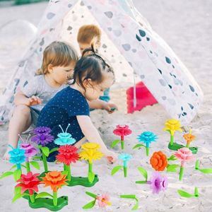 Nuevo Juego de Bloques de Construcción de Ladrillos Pequeños para Niños, Diseño de Flores, 2022, Juguete de Construcción Artificial para Armar, Regalo para el Día de San Valentín - Product Image 2