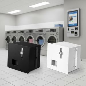 <span class=keywords><strong>Caja</strong></span> <span class=keywords><strong>de</strong></span> pago integrada <span class=keywords><strong>de</strong></span> 3 mm <span class=keywords><strong>de</strong></span> grosor para monedas y <span class=keywords><strong>billetes</strong></span>, para lavanderías y salas <span class=keywords><strong>de</strong></span> secado, compatible con módulos <span class=keywords><strong>de</strong></span> efectivo y dispensadores <span class=keywords><strong>de</strong></span> tarjetas - Product Image 1