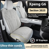 2025 Xiaopeng G6 accessoires essentiels quatre saisons spécial perforé respirant daim housse de siège Ventilation confortable
