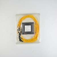 Divisor PLC de Fibra Óptica 1*16 SCAPC para Redes de Telecomunicaciones con Soporte IP GPRS, Conector Óptico Pasivo