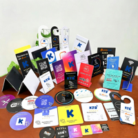 Cartes de visite numériques programmables en PVC, pour les réseaux sociaux Facebook, TikTok, Google Review, avec support NFC