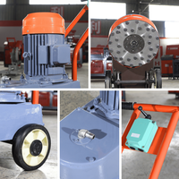 Nouvelle ponceuse industrielle haute vitesse ZUJI SM340 pour terrazzo, 5,5 kW, 340 mm, machine de polissage de sol en béton robuste, moteur double tension