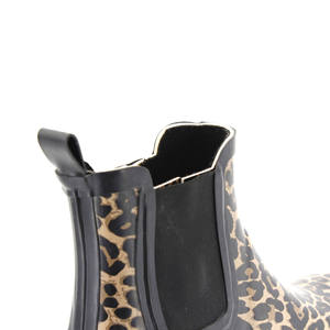 Mesdames impression bottes <span class=keywords><strong>de</strong></span> jardin imperméables bottes <span class=keywords><strong>de</strong></span> cheville chelsea bottes femmes chaussures - Product Image 5