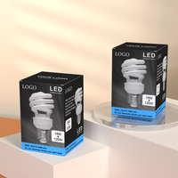 Boîtes en papier d'art pour l'emballage d'ampoules LED avec design, couleur, taille et logo personnalisés