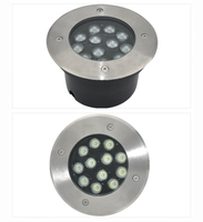 Lampes Souterraines IP67, Lumière LED Encastrée, Lampe Souterraine Étanche en Acier Inoxydable, Lampe LED Encastrée Extérieure 12W