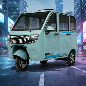 Moto électrique <span class=keywords><strong>4</strong></span> portes Tuktuk Corps fermé 3 passagers Certifié Dot Passager Commute Cargo Delivery E-Tricycle Abrité - Product Image 1