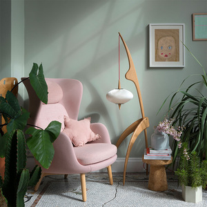 Lampade da terra moderne a lanterna da terra ad arco per soggiorno lampada da terra retrò a <span class=keywords><strong>led</strong></span> da ufficio a colonna bianca di metà secolo - Product Image 6