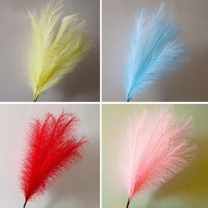 Fleurs artificielles en soie faites à la main, arrangement de mariage, feux d'artifice, plumes de roseau, accessoires photo, décoration de rentrée scolaire - Product Image 5