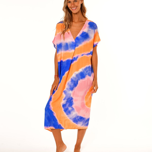 High Quality <b>Indian</b> Handmade Cotton Boho Style <b>Kaftan</b> Women's Maxi Dress For Beach Casual Wear Mid Long <b>Kaftan</b> Dress For Women - Product Image 1