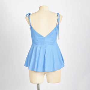 Garantie de qualité Tendance Vêtements pour femmes Meilleure vente 70% coton 30% robes en lin - Product Image 3