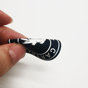 Insigne de bande magique écologique 'Avertissement DANGER-Ne touchez pas aux conséquences sérieux' Patch autocollant en PVC patchs en caoutchouc à paillettes - Product Image 2