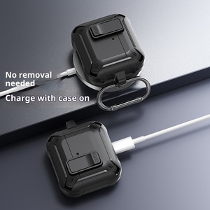 Protective <b>Case</b> For Apple AirPods 4 And AirPods Pro 2 With Snap <b>Switch</b> Design AntiDrop Slim Cover - Product Image 4