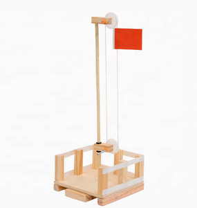 Drapeau rouge fait à la main, plateforme de levage de drapeau rouge, jeu d'expérimentation scientifique pour enfants, aides pédagogiques, élèves du primaire, <span class=keywords><strong>science</strong></span> - Product Image 6