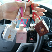 Pendentif en verre pour diffuseur de parfum suspendu pour voiture de luxe 72 saveurs avec parfum d'huile essentielle désodorisant cadeau de décoration