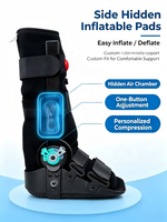 Bottes de marche orthopédiques respirantes et ajustables pour fracture, support OEM pour chaussures en gros, qualité médicale supérieure, classe I, usage hospitalier, unisexe